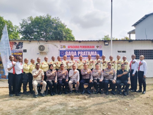 Cetak Satpam Profesional, Pusdiklat Target Batam Gelar Diklatsar Gada Pratama