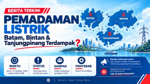 Listrik Padam Massal di Batam