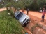 Jalan Licin Buat Kijang Kapsul Masuk Parit di Punggur 
