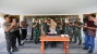 Kapolresta Barelang Mengunjungi Dan Merayakan HUT TNI Yang KE-74