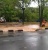 Akibat Hujan Deras, Jalan Depan SPBU Sukajadi Amblas
