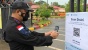 Memasuki Mako Satbrimob Polda Kepri Wajib Scanning QR Code Applikasi PeduliLindungi