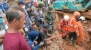 Tim Satgas Tanggap Darurat TNI-AL Bersinergi  Evakuasi Korban Bencana Tanah Longsor di Pulau Serasan